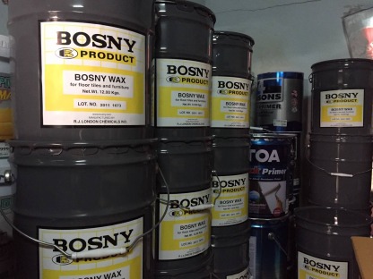 bosny wax - จำหน่ายสีทาเสาสูง สีทาอาคาร อุปกรณ์ก่อสร้าง ลาดพร้าว - ศุภชัย ฮาร์ดแวร์